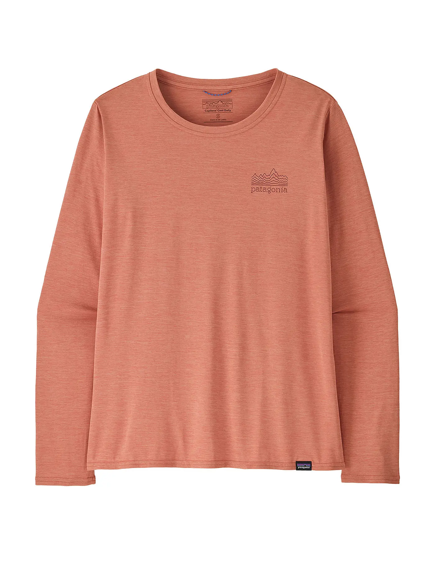 PATAGONIA | Damen Funktionsshirt Long-Sleeved Capilene® Cool Daily Graphic | koralle